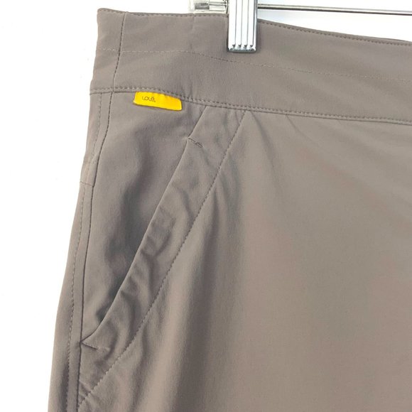 LOLE Cassyope Activewear Golf Skort Taupe Gray Sz 12 - Picture 2 of 16